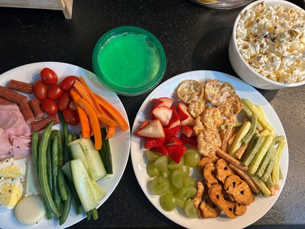 Grazing plate for lunch/dinner