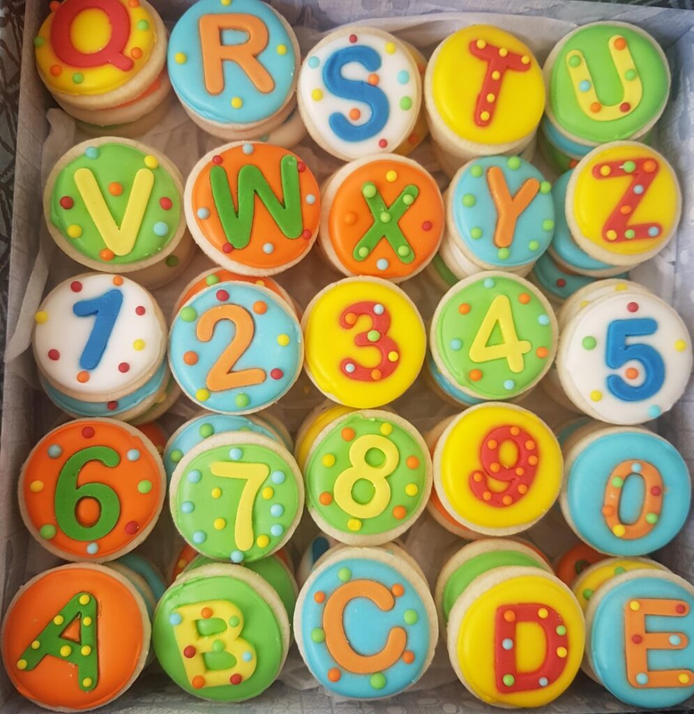 Alphabet & Number Sugar Cookies — Surprisingly Easy and Fun to Make