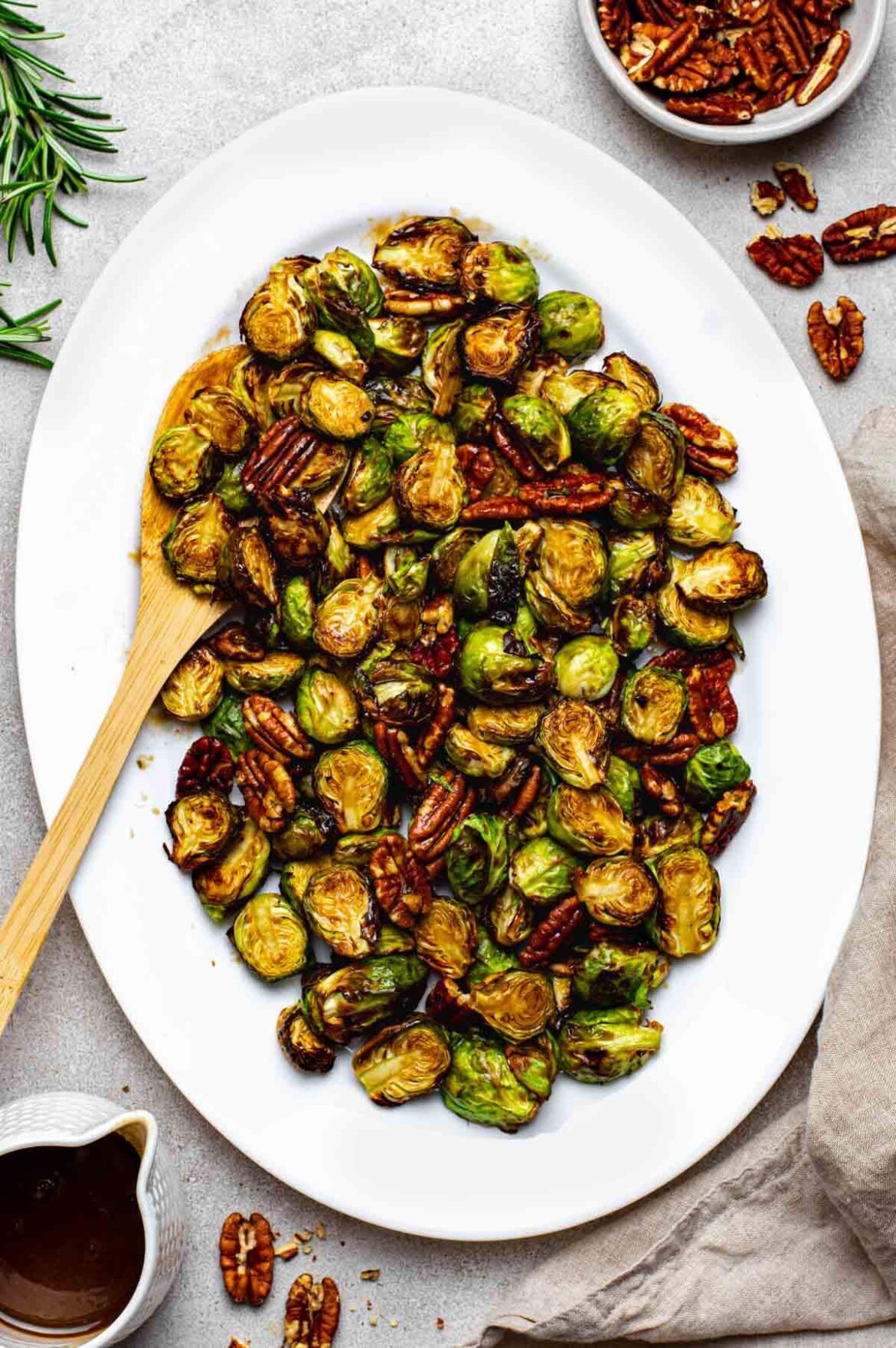 Maple Balsamic Brussels Sprouts