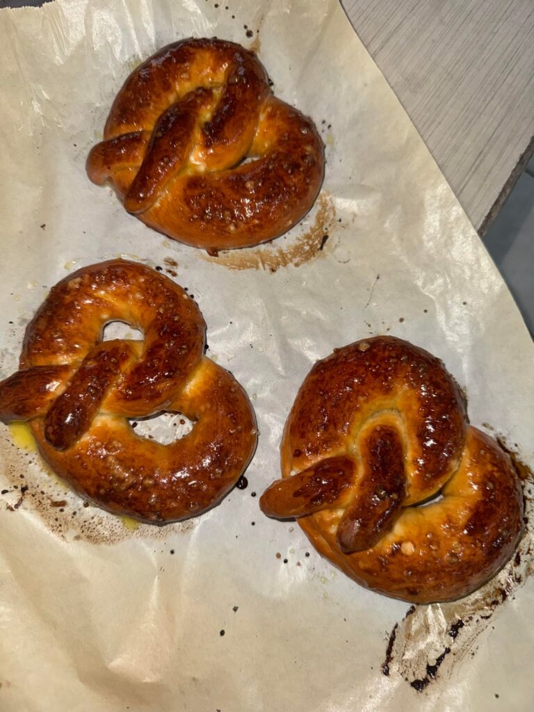 first ever pretzels! 🥨