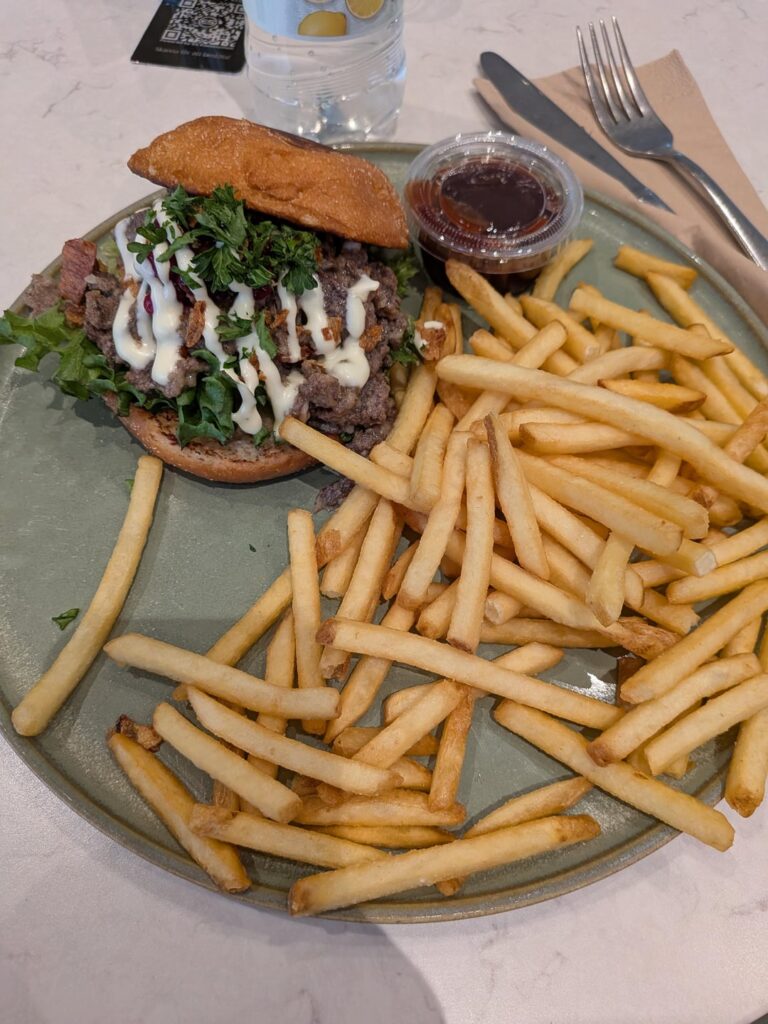 Reindeer sandwich, airport stockholm