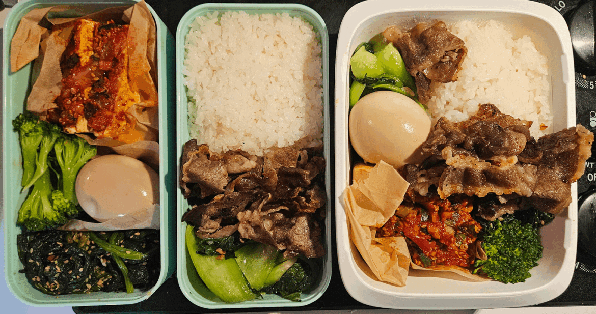 Same lunch, different boxes