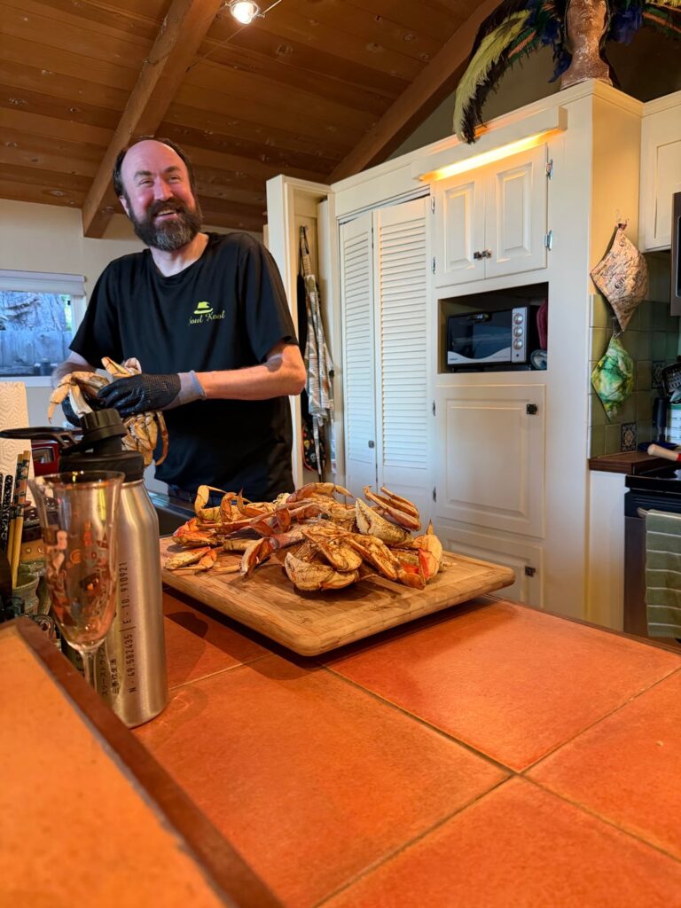 Steamed Dungeness Crab