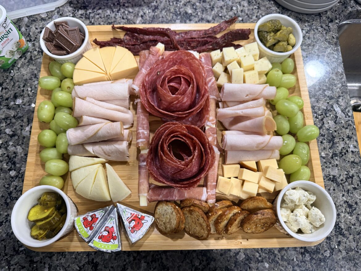 Just using up what’s left in the fridge. Lol