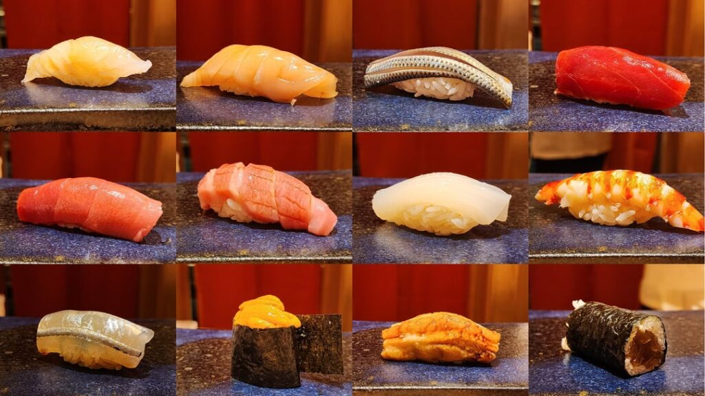 A trio of Tokyo sushi - Saito Azabudai, Ryujiro 2nd counter, Hakkoku Sato counter