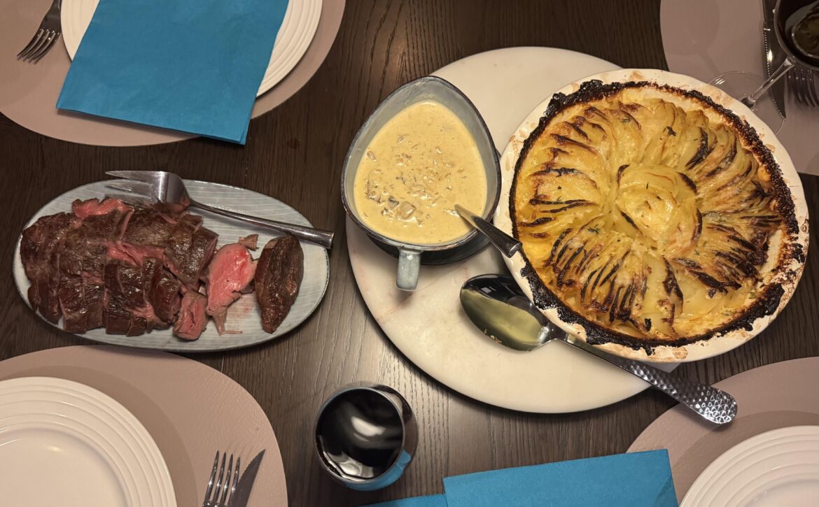 Kenji’s Hasselback potato gratin