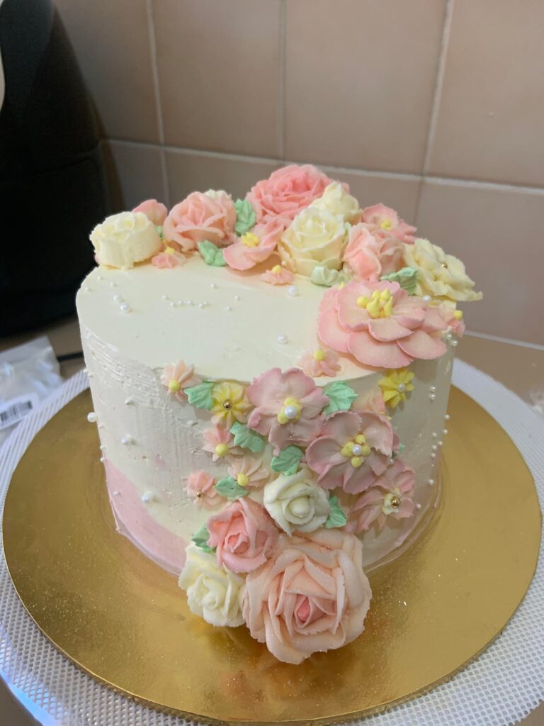 First try at Ombre and floral design.