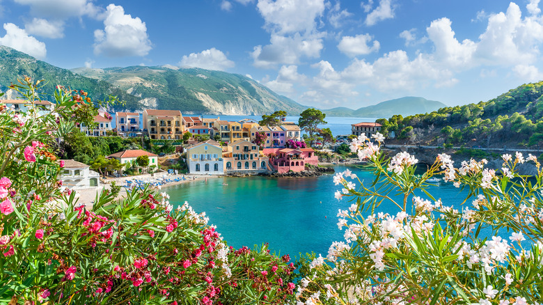 Assos village in Kefalonia, Greece