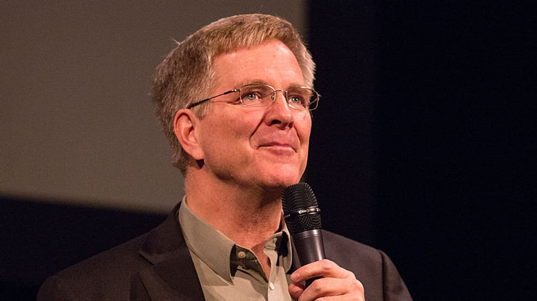 Rick Steves speaking at event
