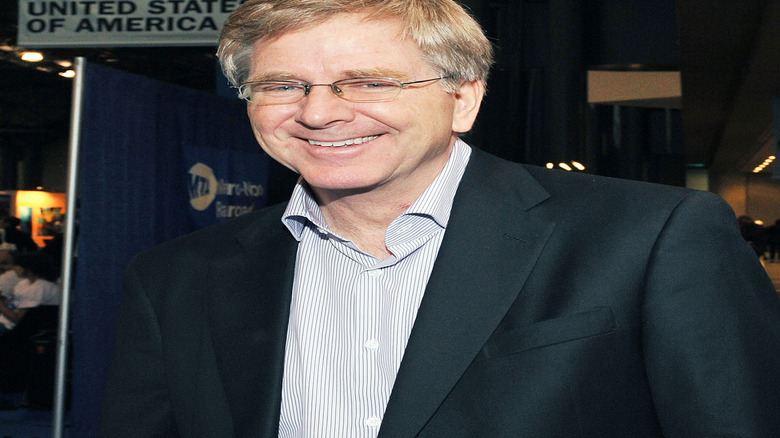 rick steves smiling to camera