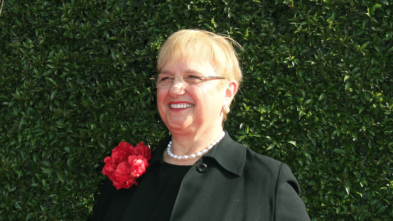 Lidia Bastianich outside at red carpet event