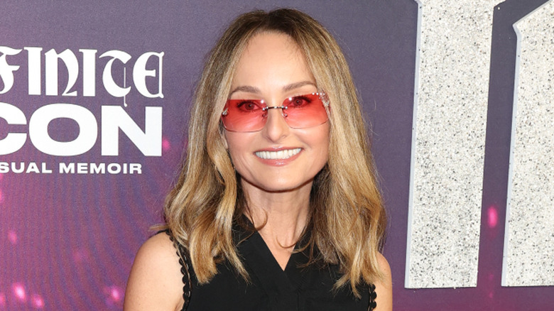 Giada De Laurentiis smiling on a red carpet