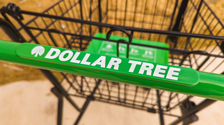 Dollar Tree shopping cart