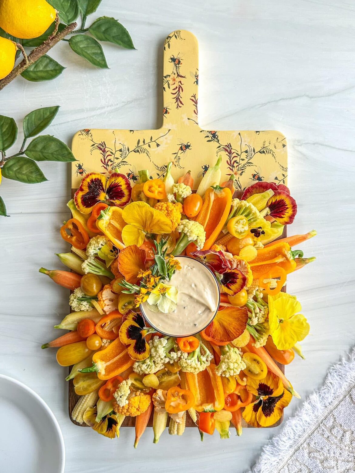 Not Charcuterie, but still a board nonetheless. Veggie Board 😍