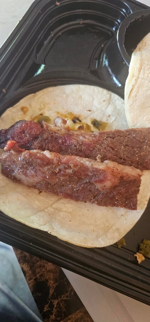 Simple but tasty. Tablita Taco.