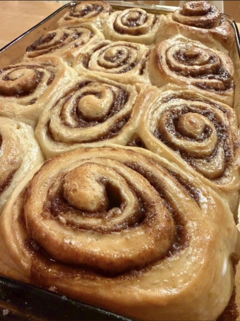 I made enough Maple Cinnamon Rolls to get through the storm!