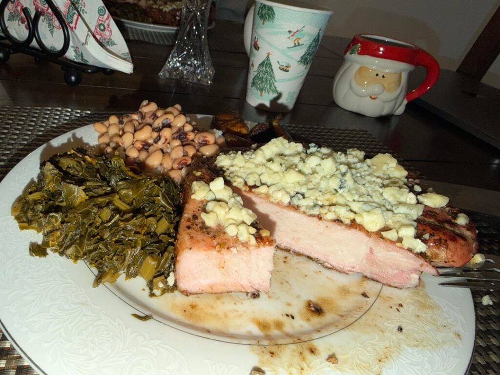 Reverse Seared Pork Chop