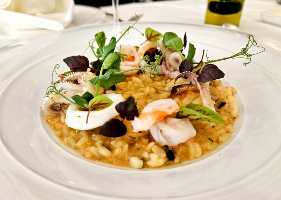 Etna Italian Restaurant's seafood risotto in crab bisque | Italian restaurants in Singapore