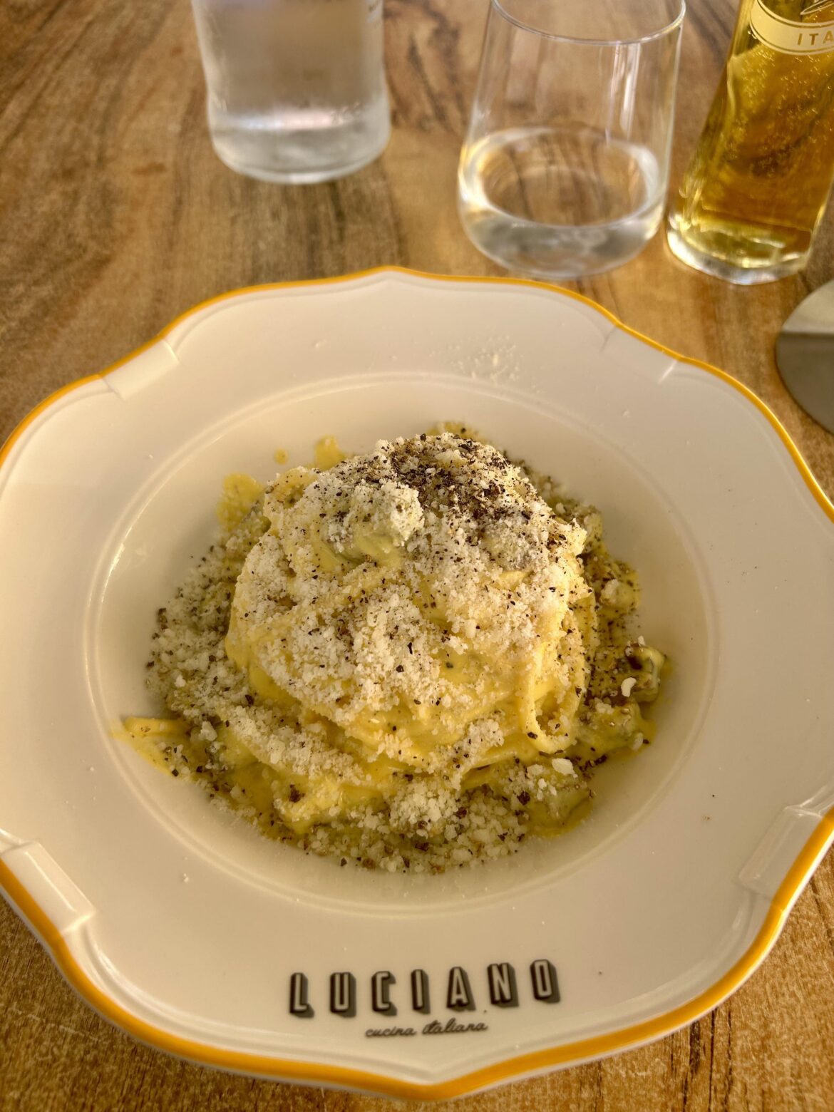 I ate the best Carbonara in Rome.