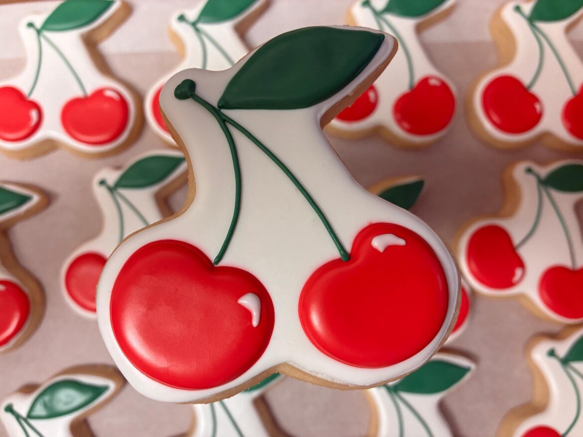 Sweet and simple cherry cookies