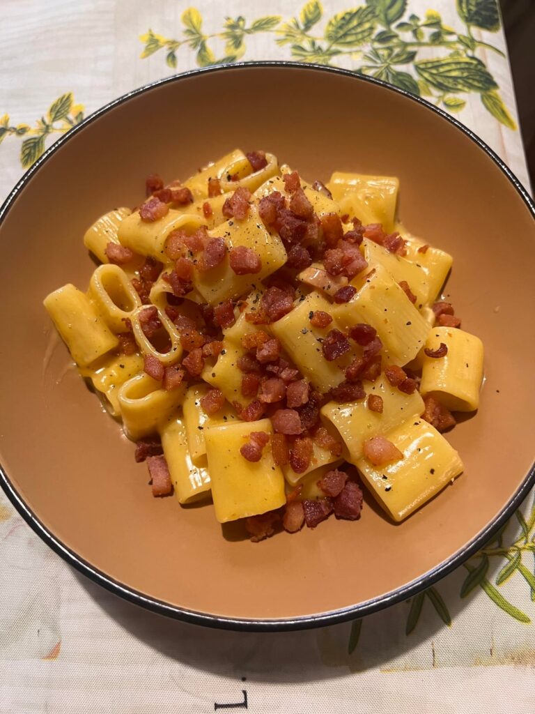 My first carbonara ever