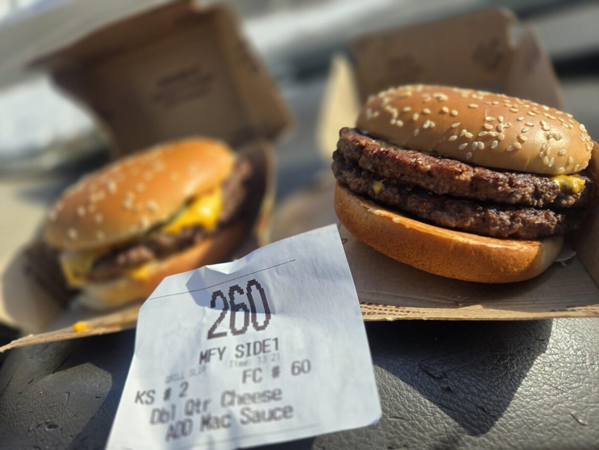 Did my survey got me second DQPounder w cheese for free yes i added mac sauce!!!