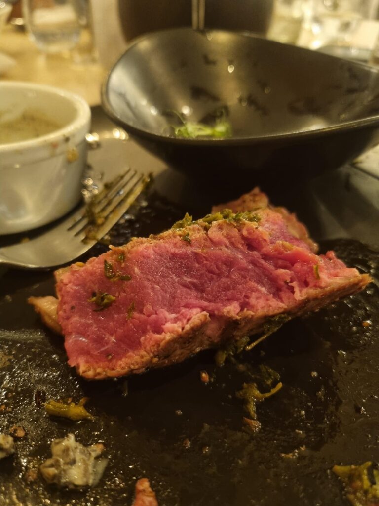 Ordered my steak medium rare