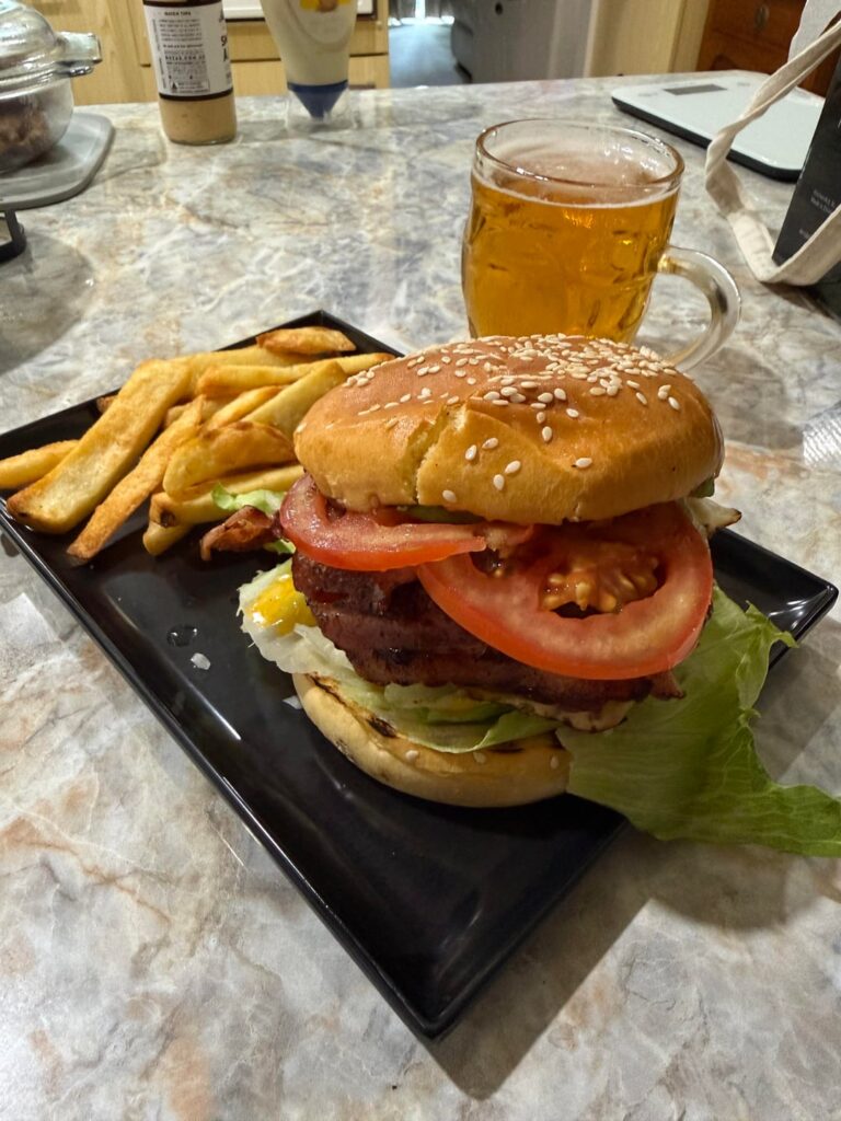 Bought my partner a kitchenaid food grinder so we made brisket burgers