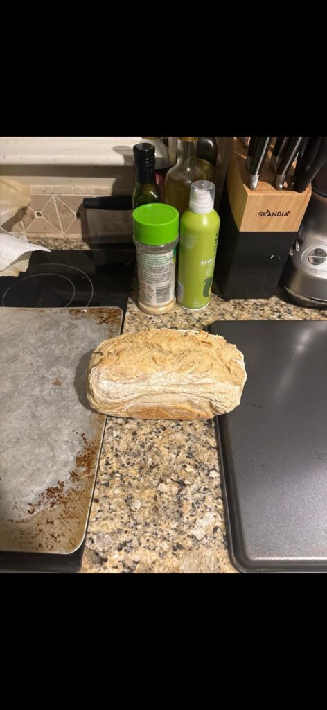 I just made bread for the first time, and I’m pretty proud of myself