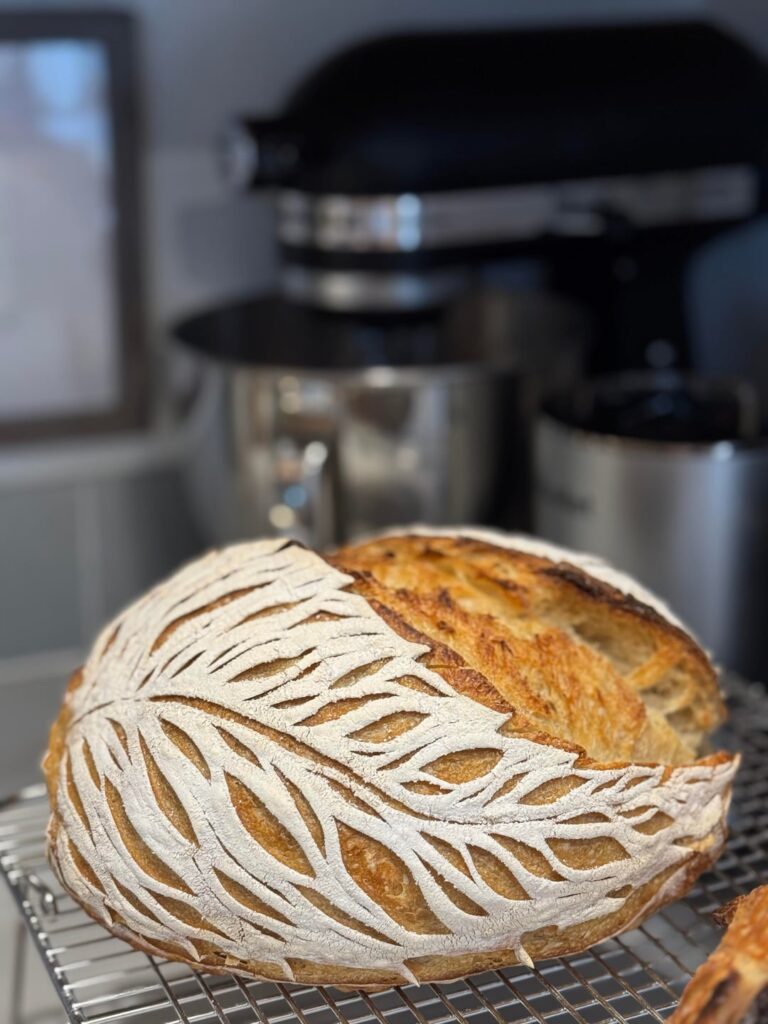 Sourdough Leaf Scoring Pattern Sourdough Leaf Scoring Pattern