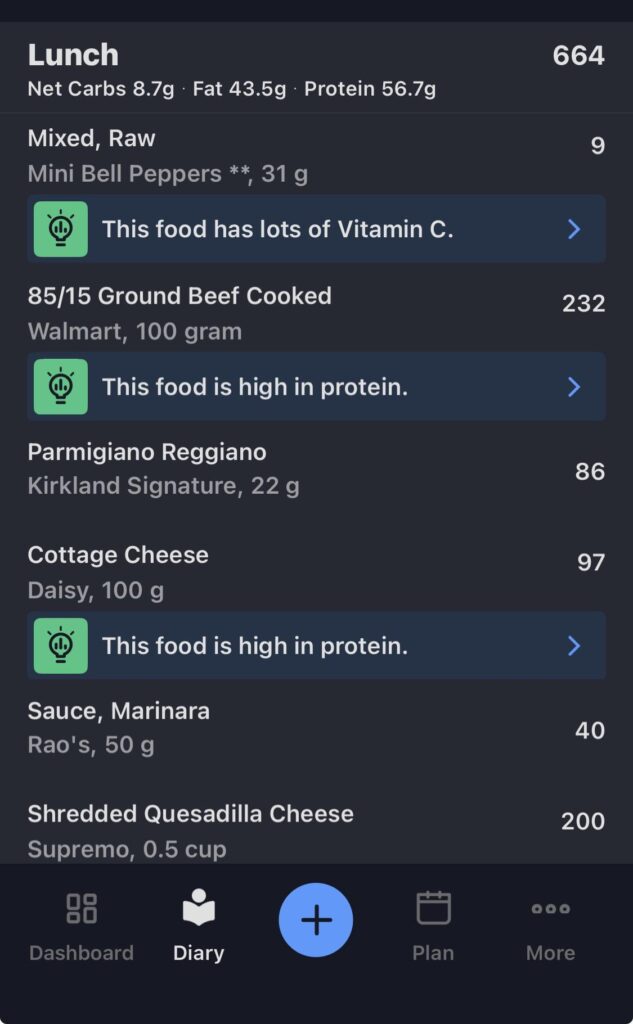High protein, low carb pizza in a bowl