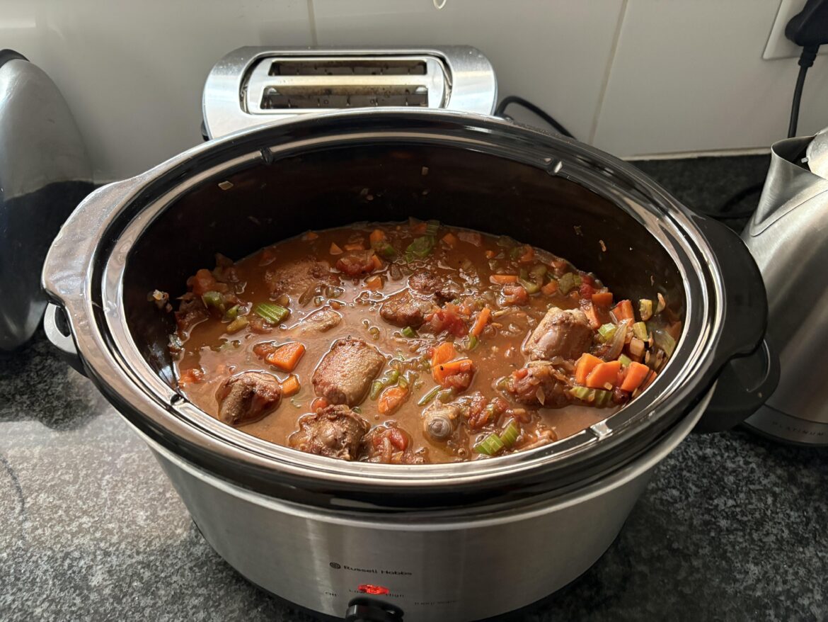 I came back from a girl’s trip two days ago and one of the girls got us all sick. I am incredibly ill and my mom said I don’t have to cook but damn it I was craving oxtail stew and nothing was going to stand in my way.