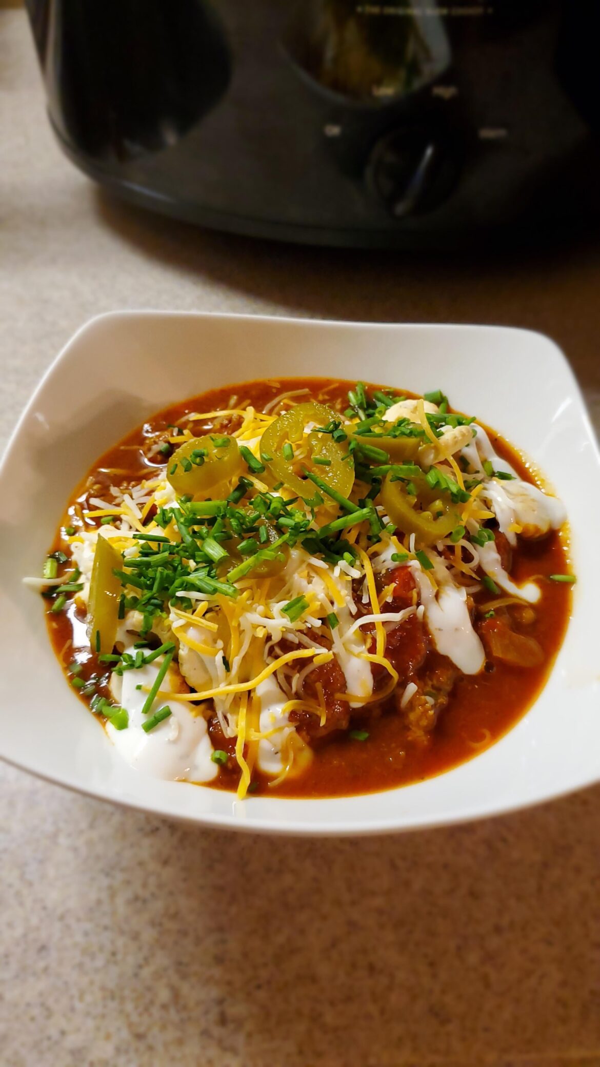 Chicken Pork and Beef Chili. No beans, no corn. 🐔🐷🍖🌶️