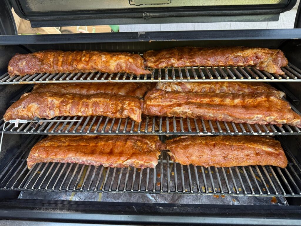Timberline first cook ribs