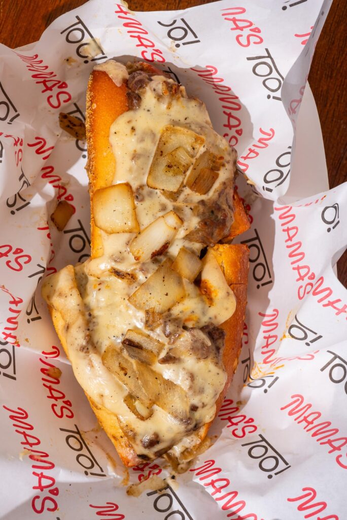 Cheesesteak from Mama’s Too in NYC