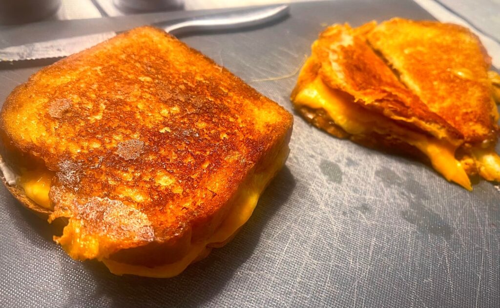 4 Cheese grilled cheese