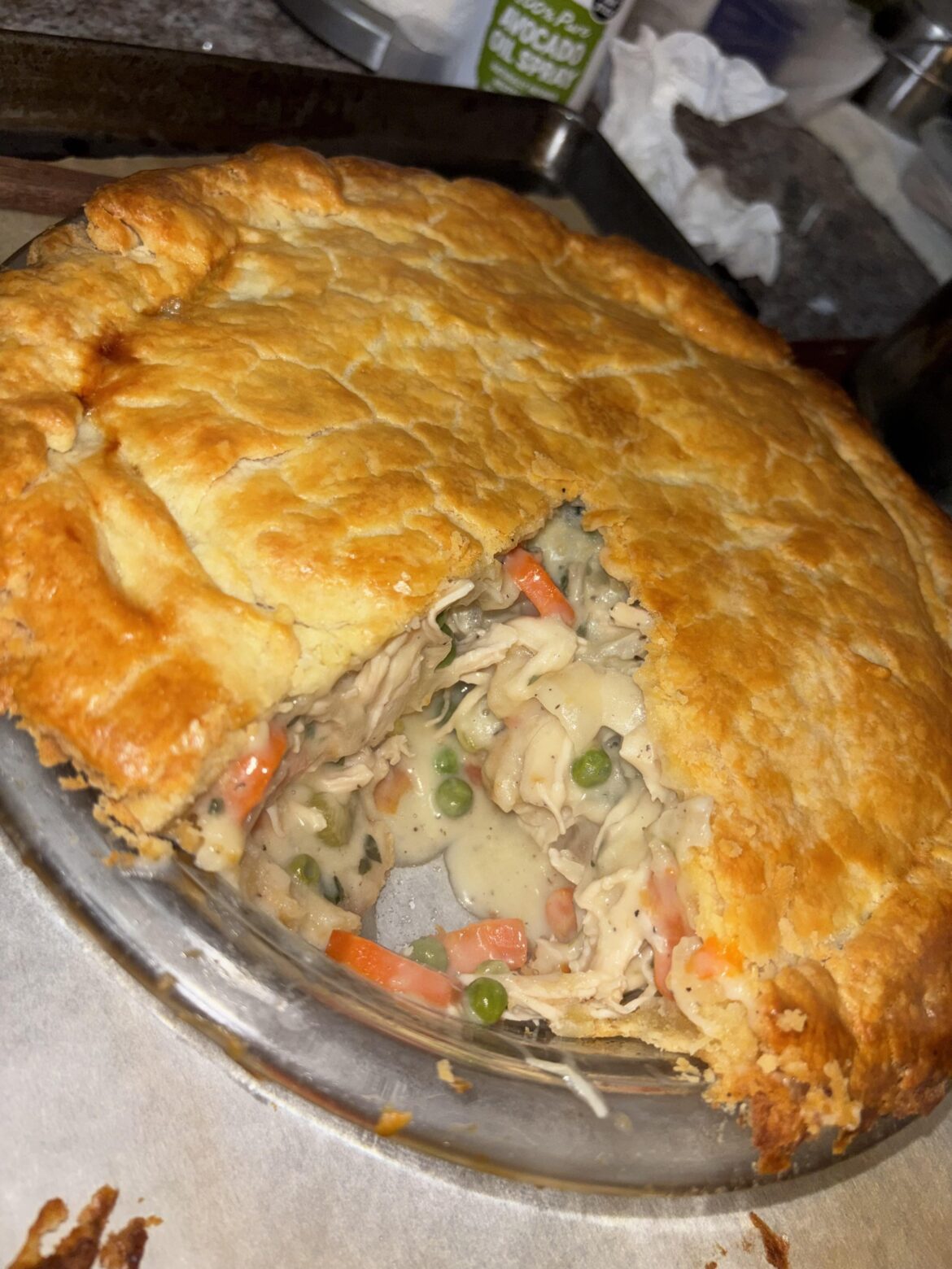 2nd time making chicken pot pie