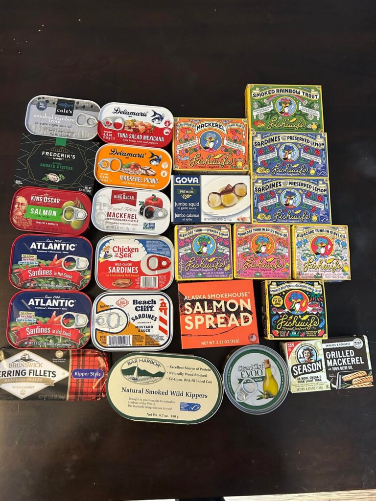 First Tinned Fish Haul