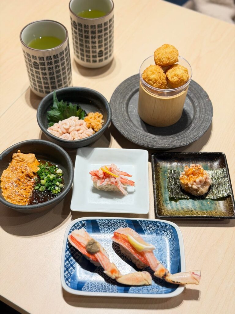 Japanese [Crab], [Shirako], [Fish liver]