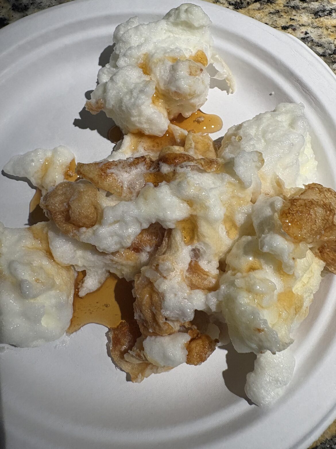 egg whites and sugar-free syrup