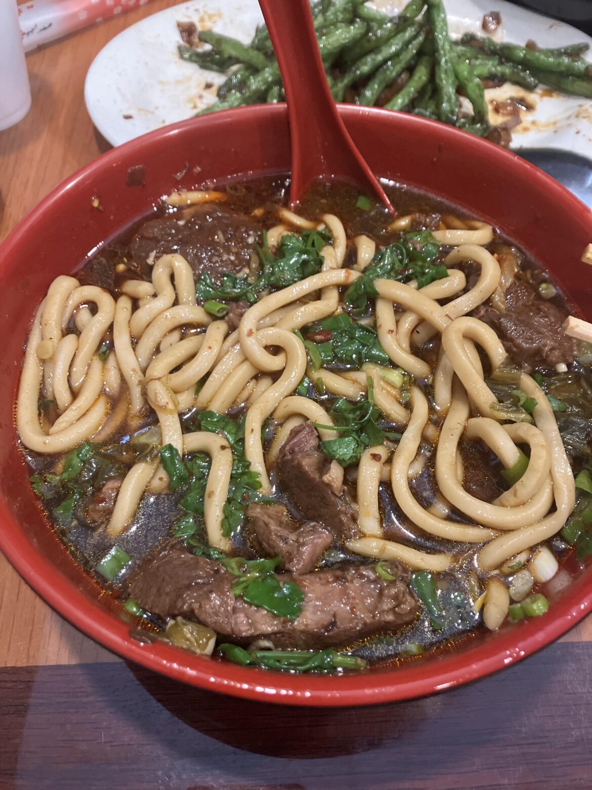 Beef noodle soup at Katie’s Dumplings Westmont