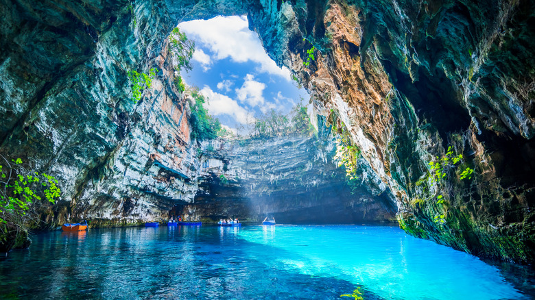 Melissani Cave in Kefalonia