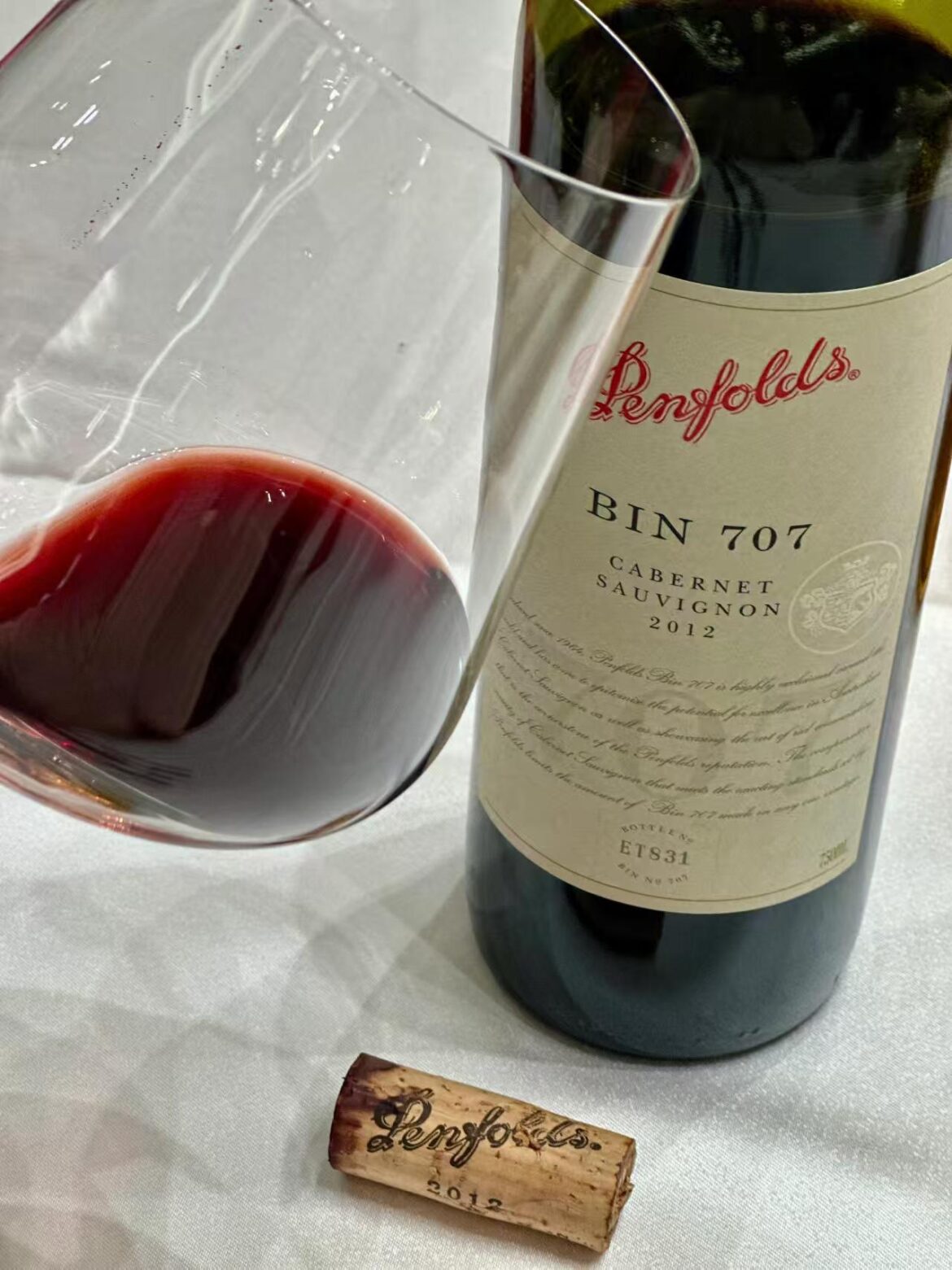 Penfolds 2012 Bin 707 Cabernet Sauvignon