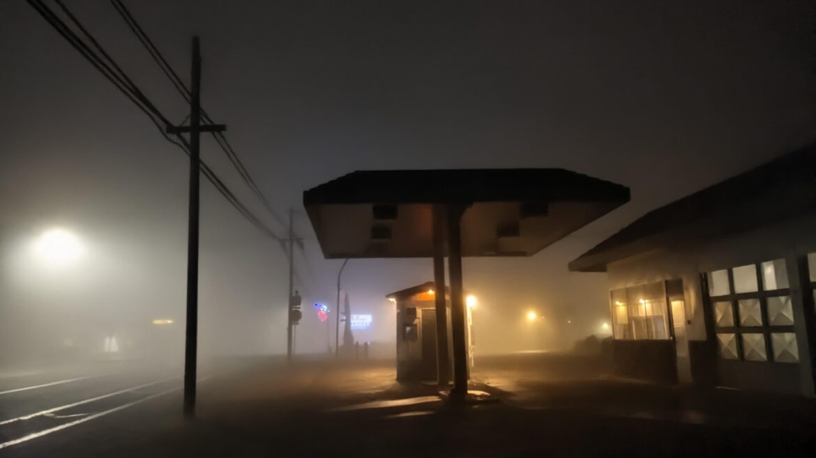 Coffee Shop After Hours in Coquille Oregon