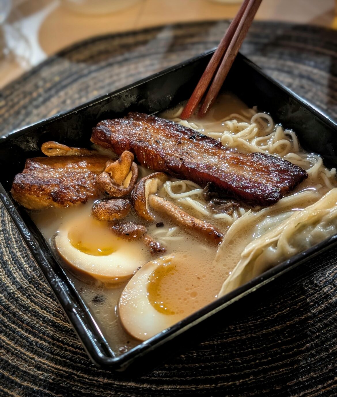 Our first attempt at tonkatsu for a New Year's Eve party