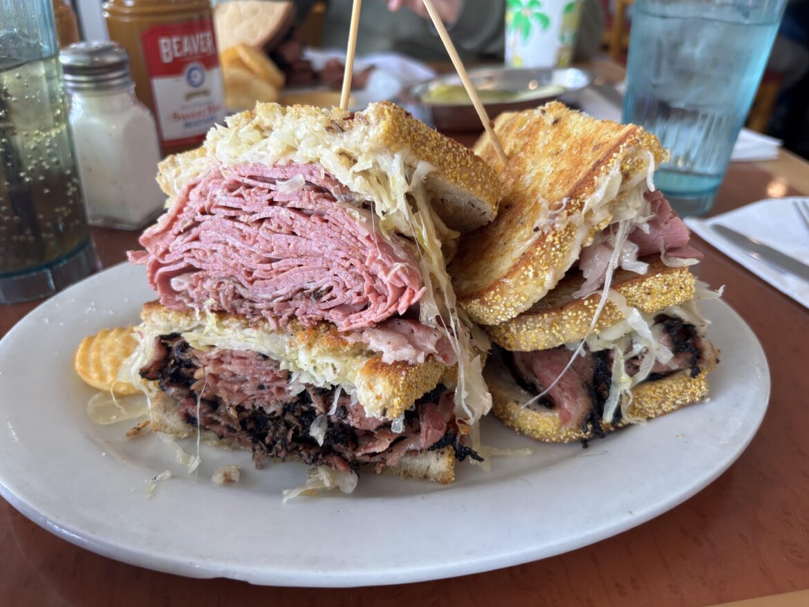 Stacked Reuben