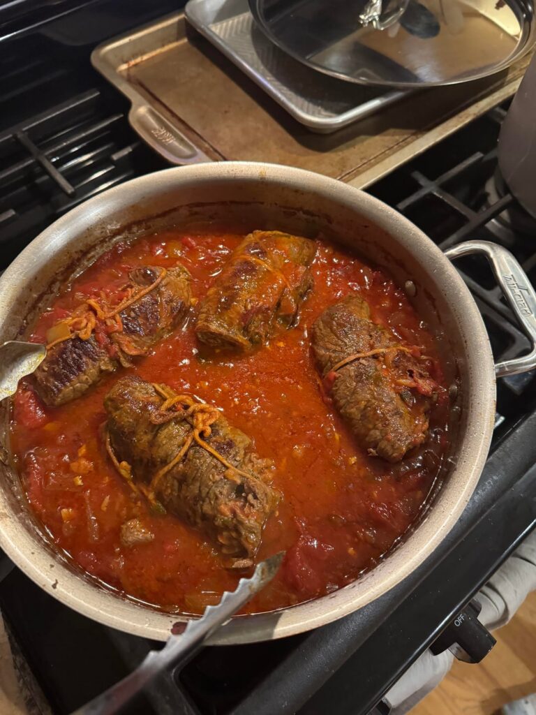 Beef Braciole!