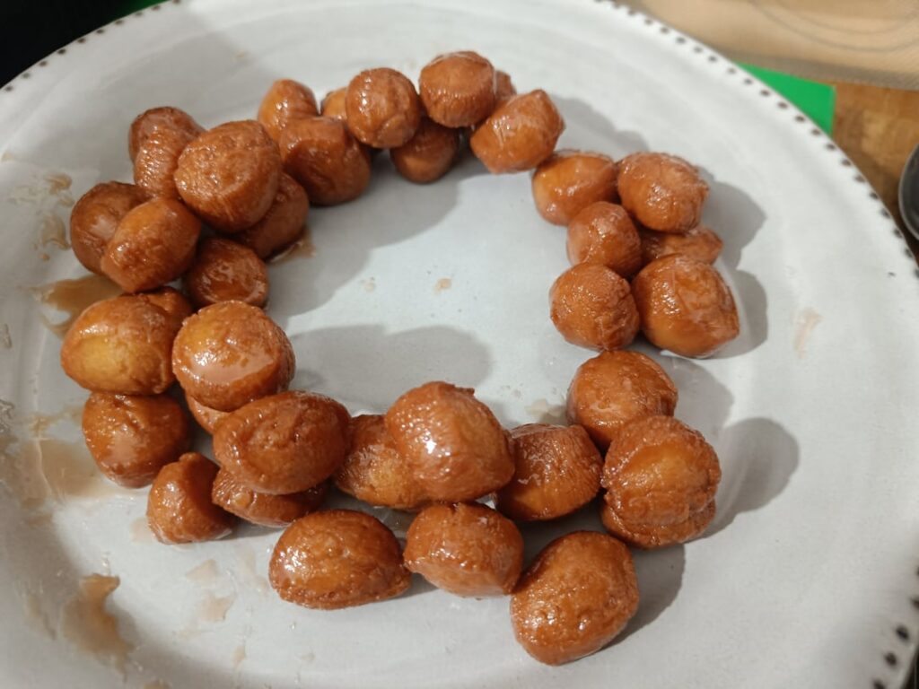 Cannoli Shell and Struffoli