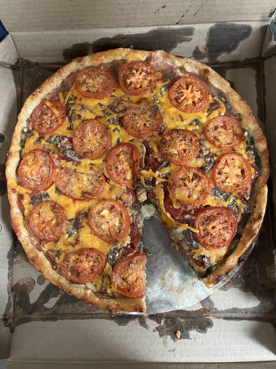 Lou Malnati’s “The Lou” plus anchovies and sausage. Absolute umami bomb.