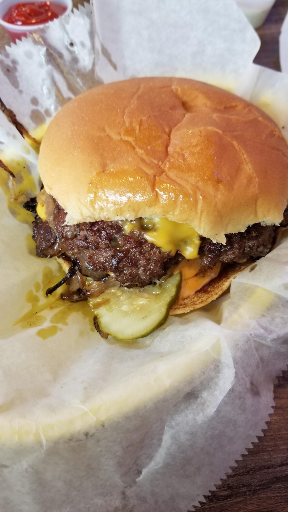 Original Triple smash from Moonlit Burgers, Dormont PA